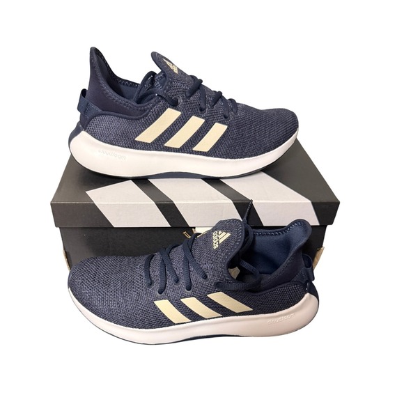 adidas gazelle silver green womens Adidas Womens CloudFoam Pure Running Shoes